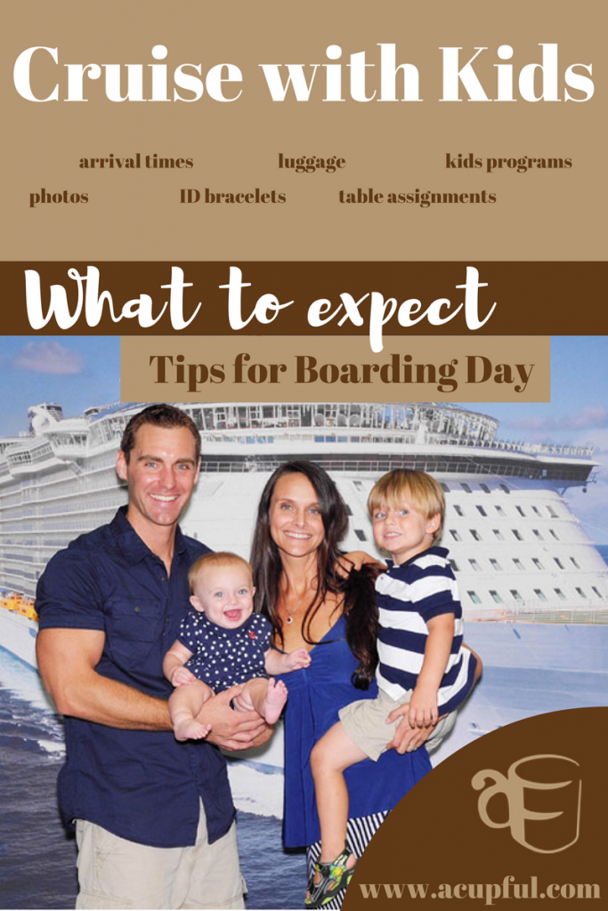 cruise boarding tips for families