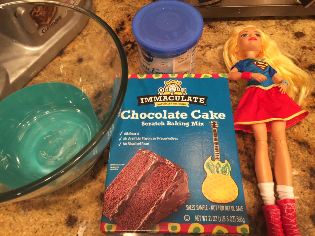 how to make a Supergirl doll cake