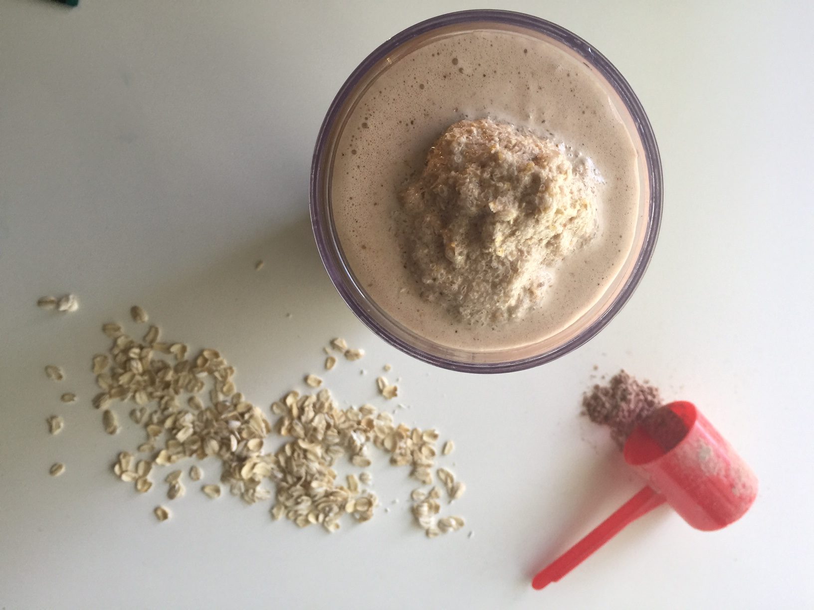 Almond Butter And Oatmeal Protein Shake Acupful