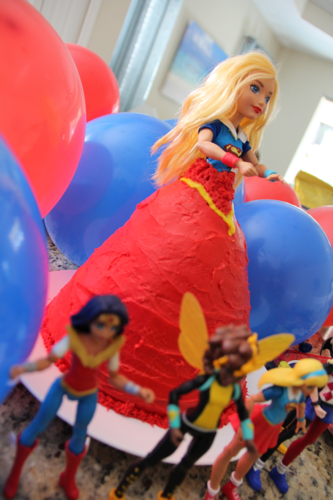 Supergirl Cake for an Unforgettable Superhero Party