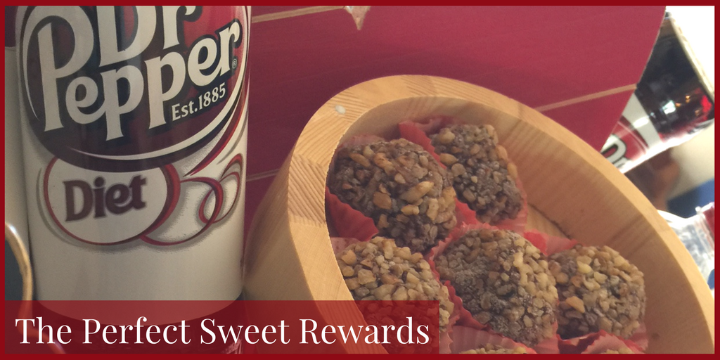 sweet rewards with Diet Dr Pepper