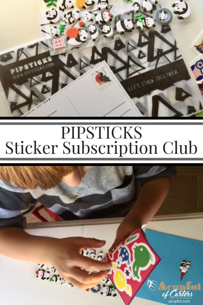 Pipsticks sticker subscription