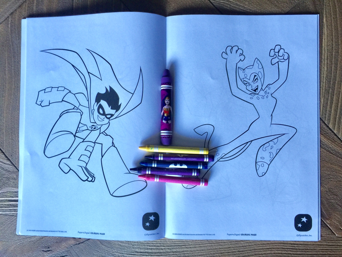 Painting Lulu Coloring on paper and digital for hours of creative fun