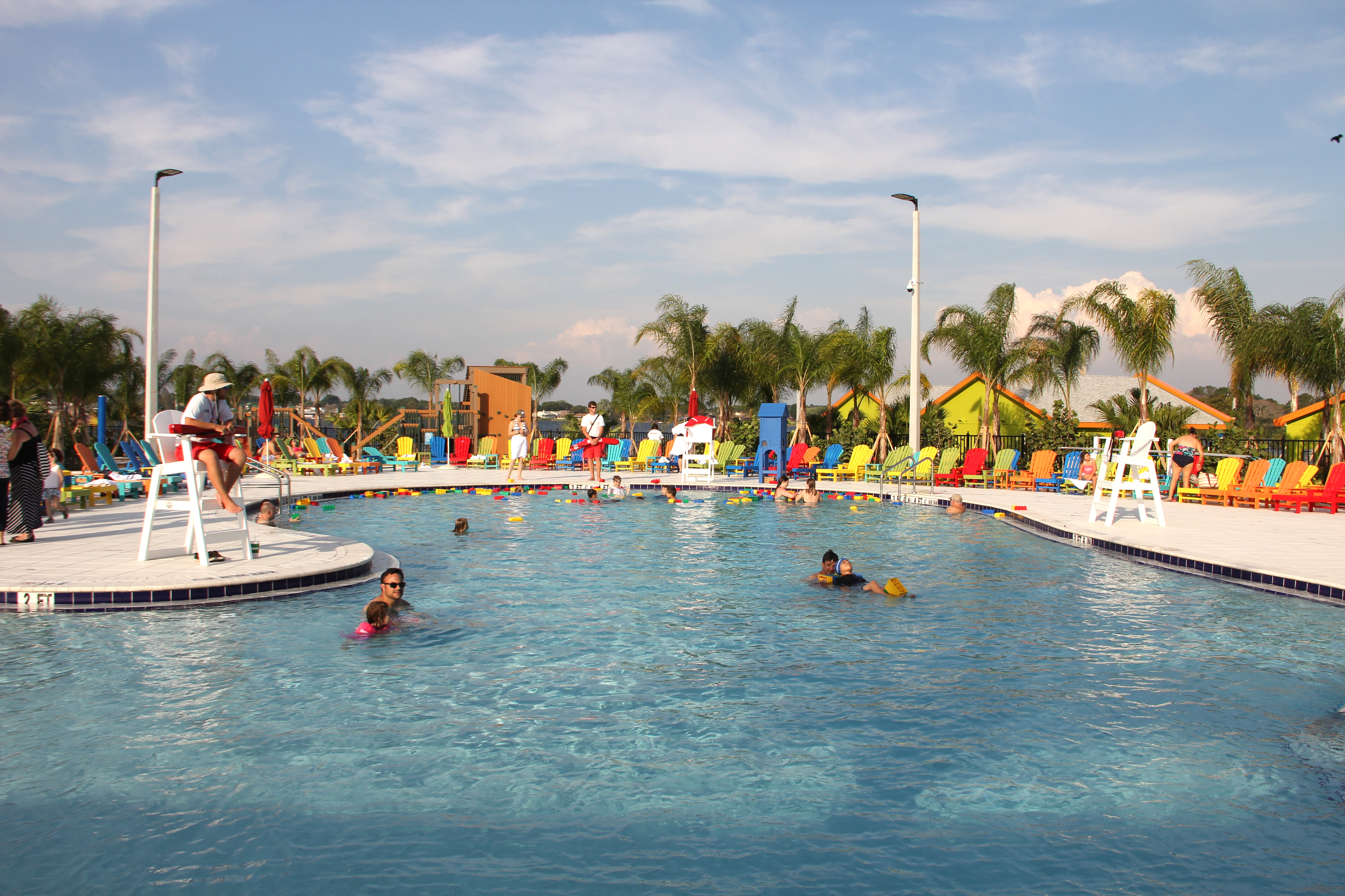 LEGOLAND Beach Retreat hotel pool | legoland hotel | acupful.com | Mandy Carter - travel blogger | family friendly hotel | #brickbeach | Legoland Florida | family travel