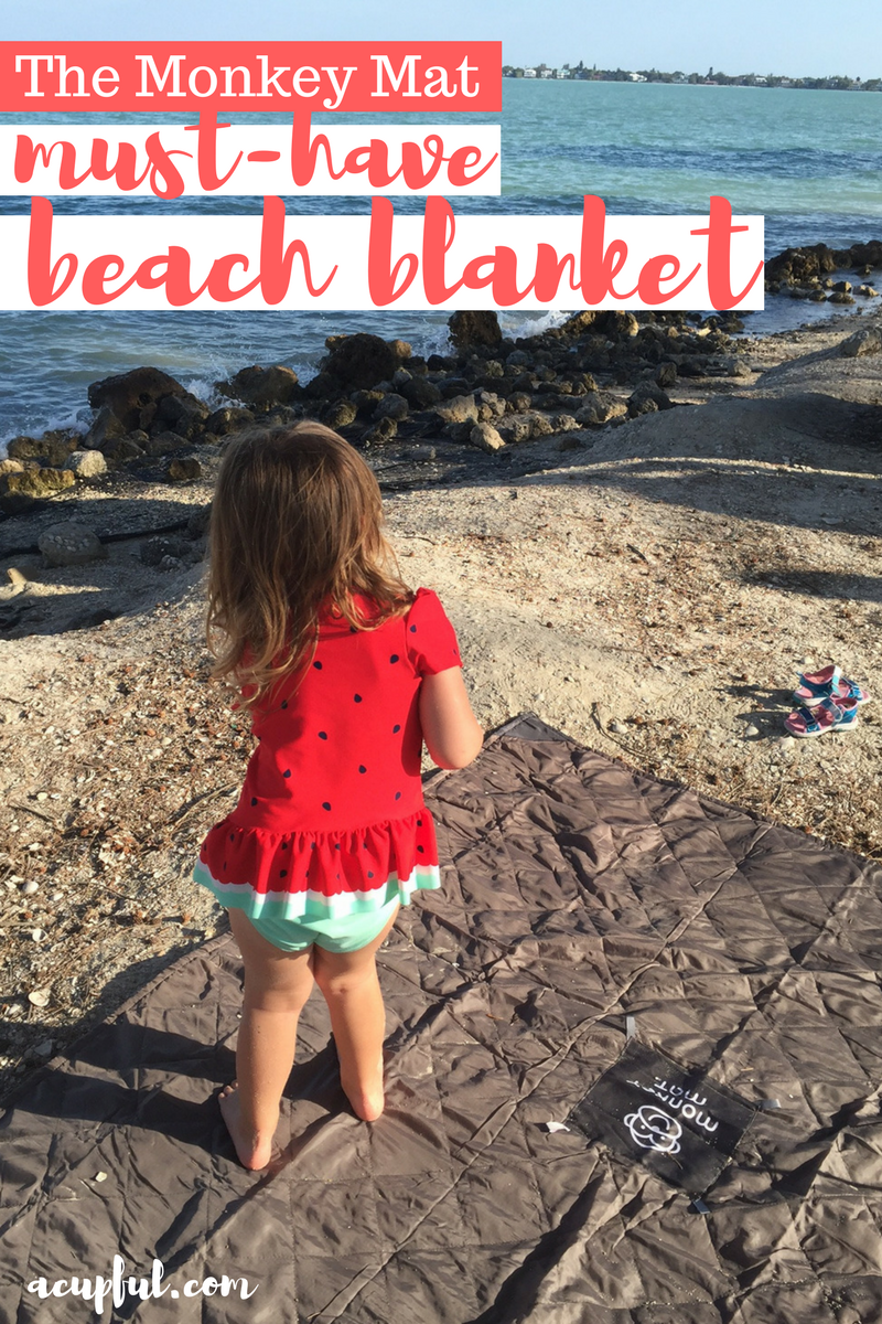 Monkey Mat is a must have item for the beach or any family travel | family travel product | beach blanket | #monkeymat | #tryazon | acupful.com | Mandy Carter | traveling with kids