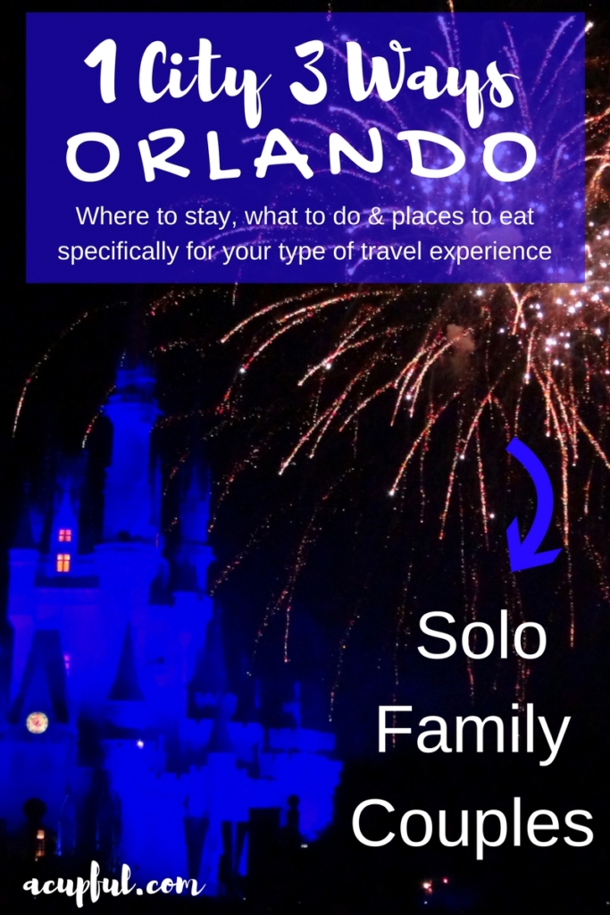 Visiting Orlando tips as a solo traveler | Family travel Orlando | Orlando couples getaway | Acupful.com | Mandy Carter travel blogger 
