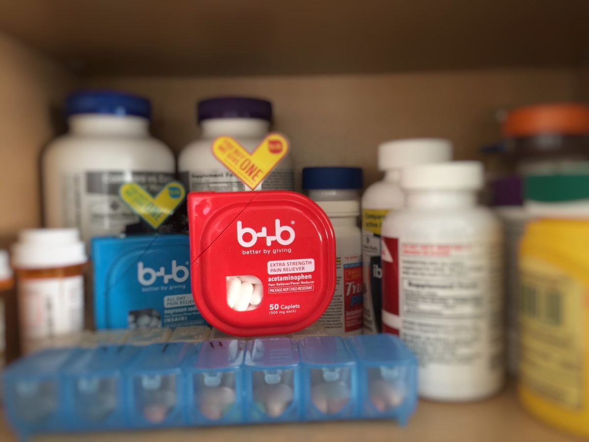 Giveback With B+b Pain Reliever And A DIY Care Package For Homeless