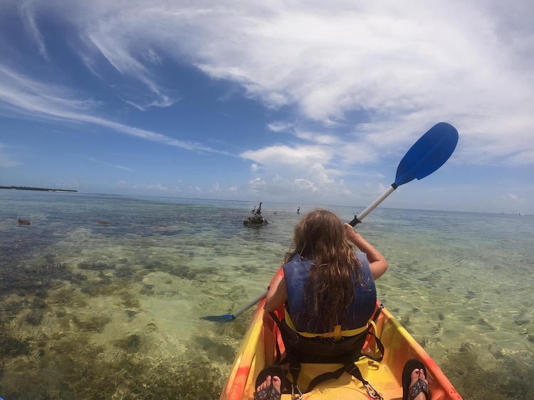 kayaking in Florida keys with kids | family travel in key west