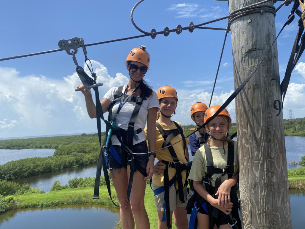 Empower Adventures Tampa | Ziplining with Kids | Mandy Carter | Family Travel