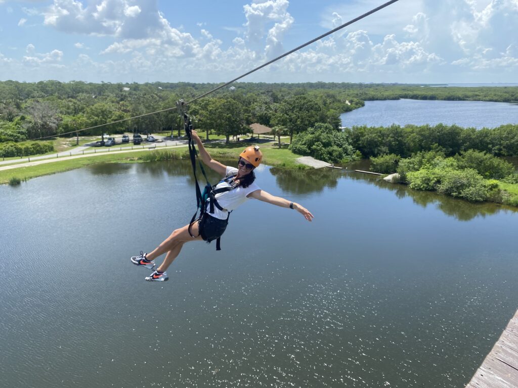 Empower Adventures Tampa | Ziplining with Kids | Mandy Carter | Family Travel | Mandy Carter