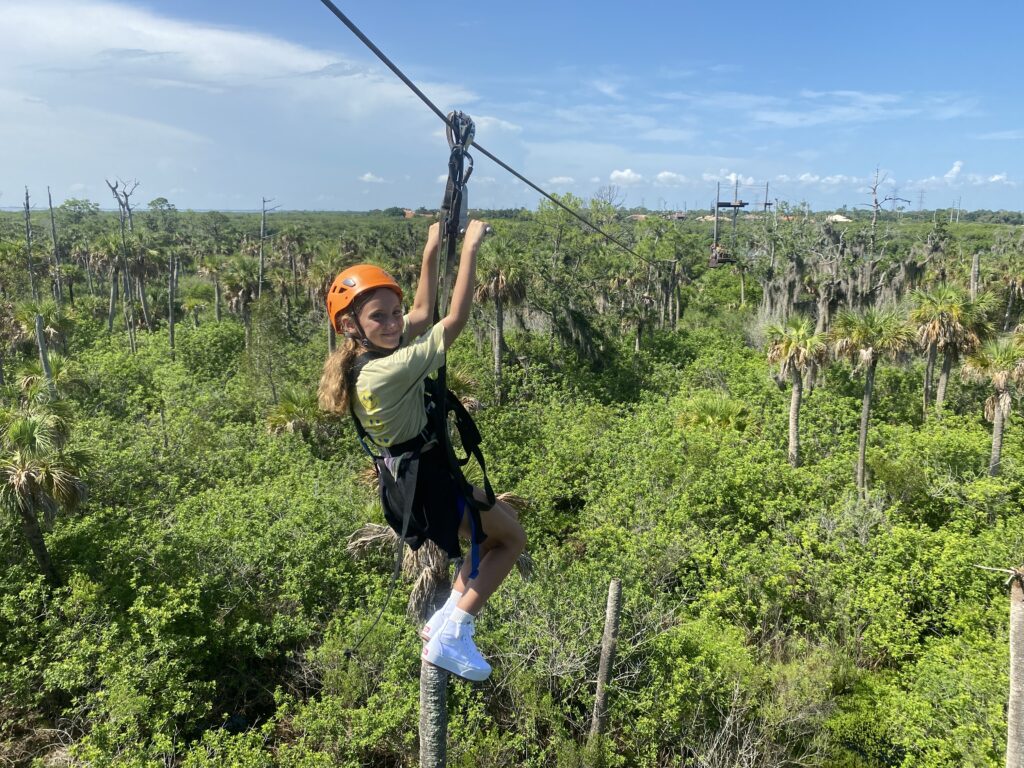 Empower Adventures Tampa | Ziplining with Kids | Mandy Carter | Family Travel | Kara Carter