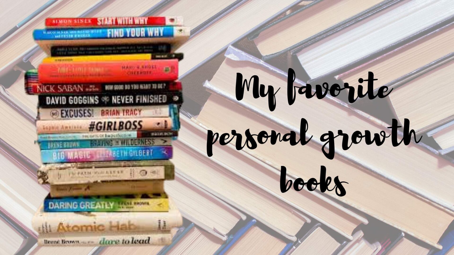 Personal Growth books every female entrepreneur should read | Mandy Carter