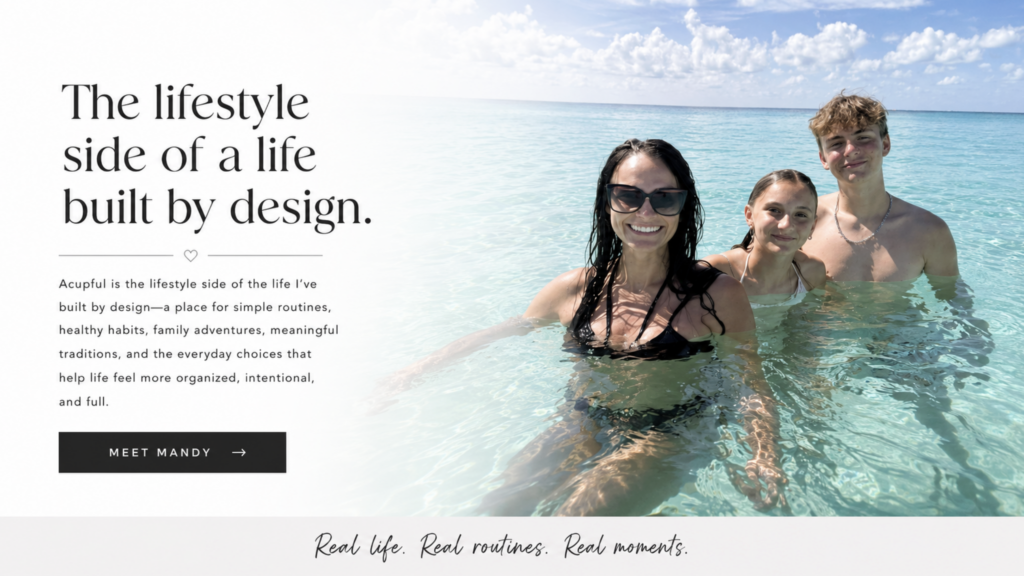 Mandy Carter| Acupful family blogger | Its Mandy Michelle | florida mom influencer